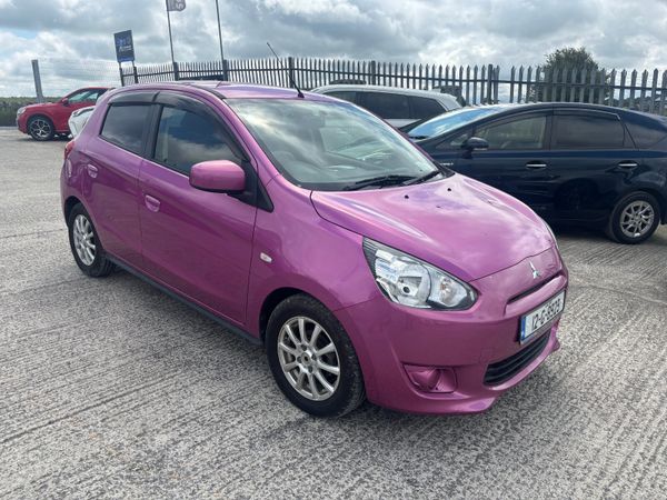 Mitsubishi Mirage Hatchback, Petrol, 2012, Pink