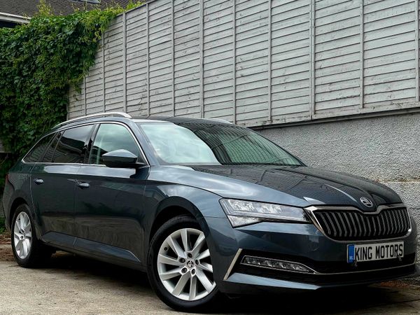 Skoda Superb Estate, Petrol Hybrid, 2021, Grey