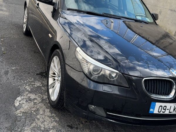 BMW 5-Series Saloon, Diesel, 2009, Black