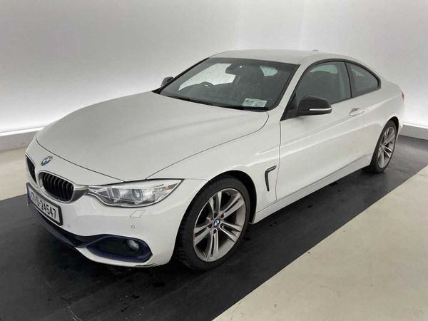 BMW 4-Series Coupe, Diesel, 2017, White