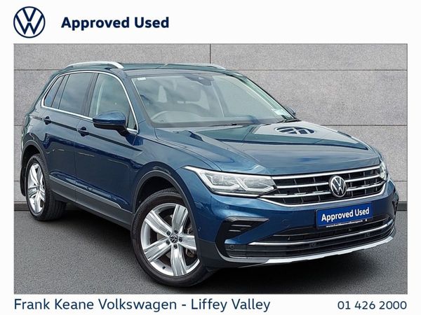 Volkswagen Tiguan SUV, Petrol Plug-in Hybrid, 2022, Blue