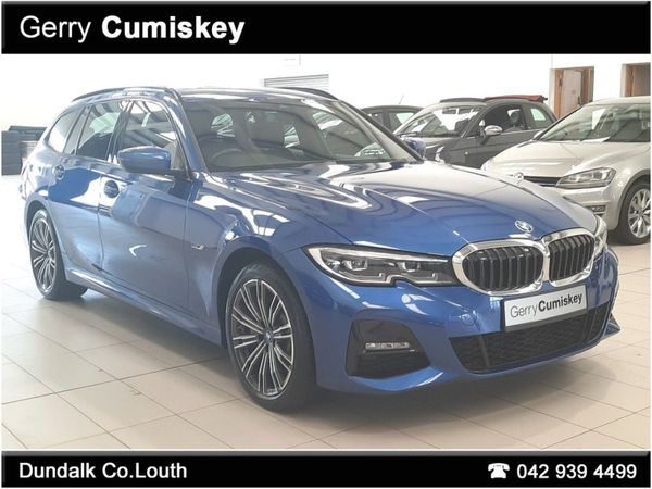 BMW 3-Series Estate, Petrol Hybrid, 2022, Blue