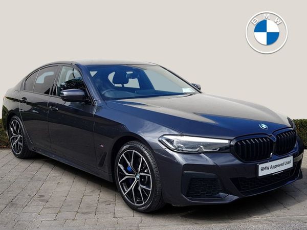 BMW 5-Series Saloon, Petrol Plug-in Hybrid, 2021, Grey