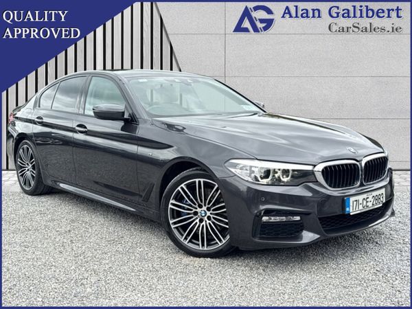 BMW 5-Series Saloon, Petrol, 2017, Grey