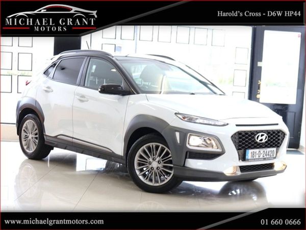 Hyundai KONA MPV, Petrol, 2018, White
