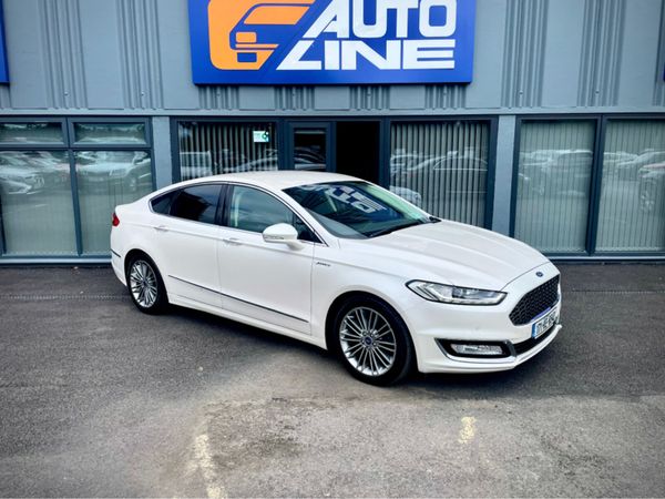 Ford Mondeo Saloon, Petrol Hybrid, 2017, White