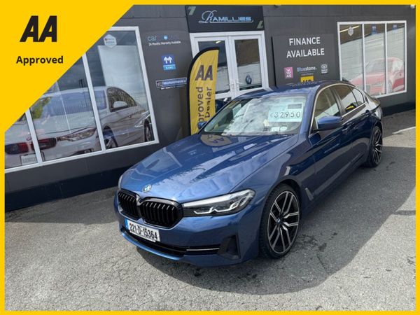 BMW 5-Series Saloon, Diesel, 2022, Blue