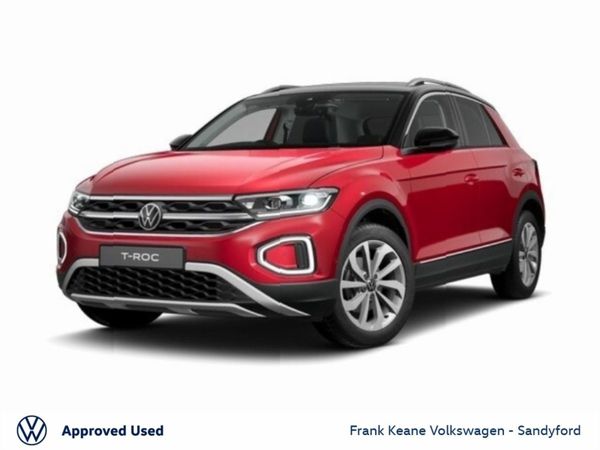 Volkswagen T-Roc Crossover, Petrol, 2025, Red
