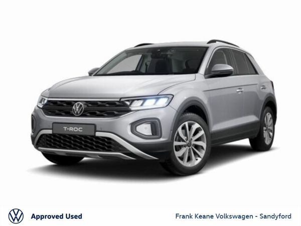 Volkswagen T-Roc Crossover, Petrol, 2025, Silver