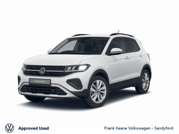 Volkswagen T-Cross Crossover, Petrol, 2025, White