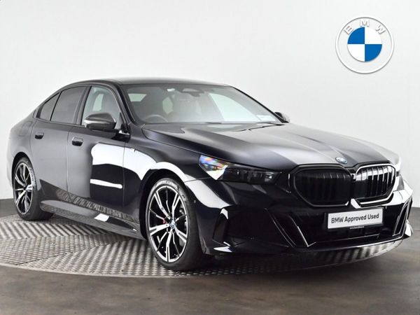 BMW 5-Series Saloon, Petrol Plug-in Hybrid, 2024, Black