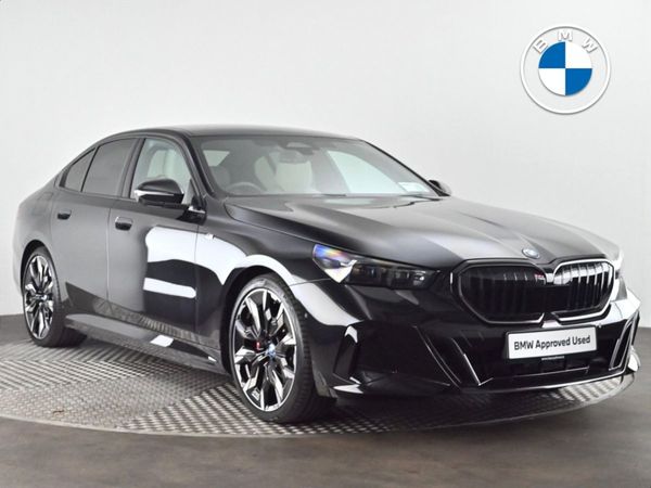 BMW 5-Series Saloon, Petrol Plug-in Hybrid, 2025, Black