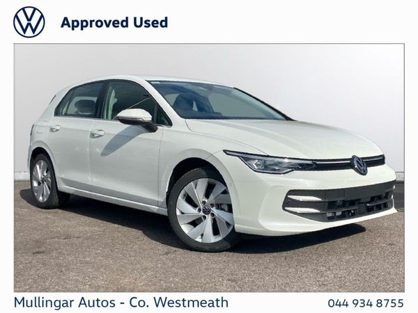Volkswagen Golf Hatchback, Petrol Hybrid, 2025, White