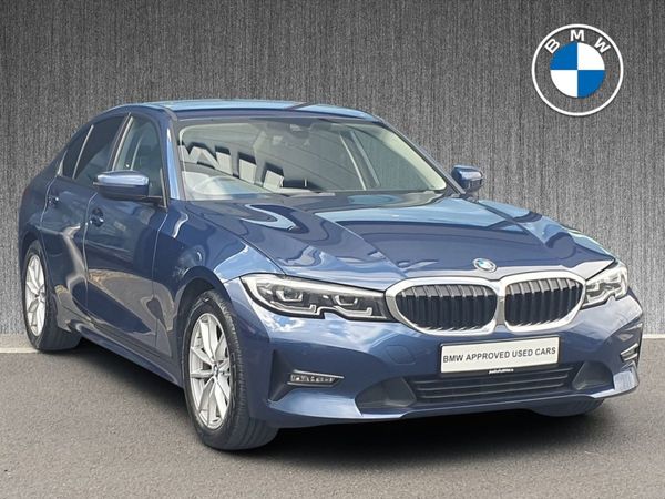 BMW 3-Series Saloon, Diesel Hybrid, 2022, Blue