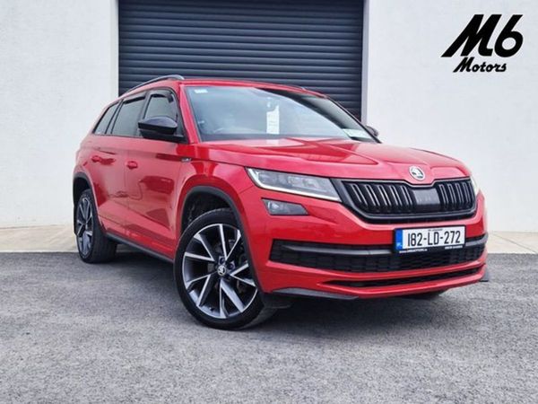 Skoda Kodiaq Estate, Diesel, 2018, Red