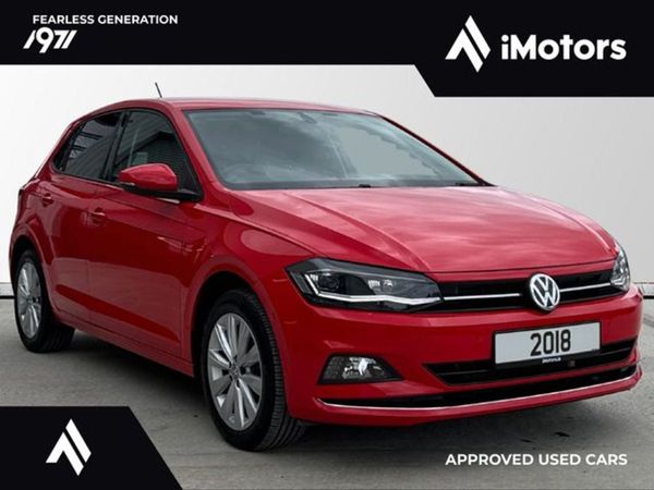 Volkswagen Polo Hatchback, Petrol, 2018, Red