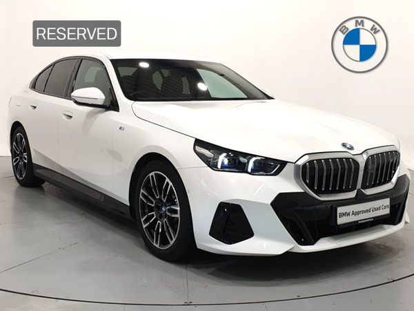 BMW 5-Series Saloon, Petrol Plug-in Hybrid, 2024, White