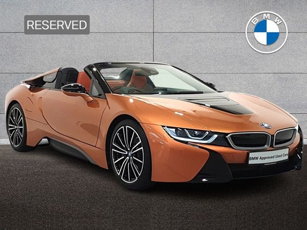 BMW i8 Cabriolet, Petrol Plug-in Hybrid, 2019, Orange