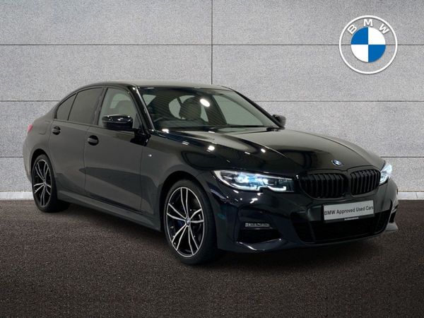 BMW 3-Series Saloon, Petrol Plug-in Hybrid, 2021, Black