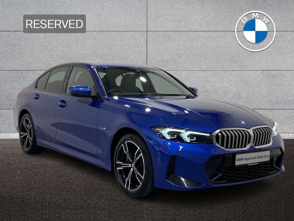 BMW 3-Series Saloon, Petrol Plug-in Hybrid, 2024, Blue