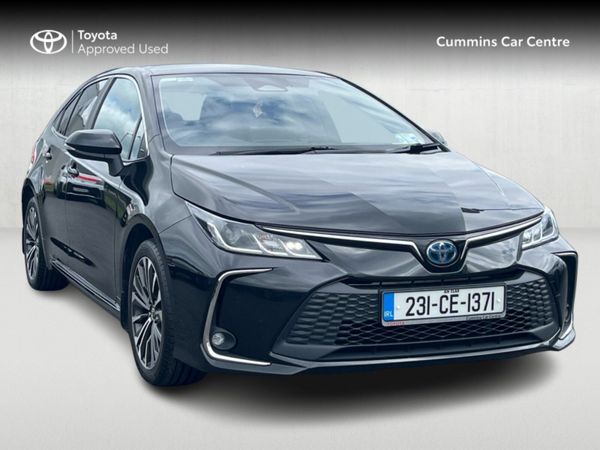 Toyota Corolla Saloon, Petrol Hybrid, 2023, Black