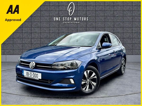 Volkswagen Polo Hatchback, Petrol, 2018, Blue