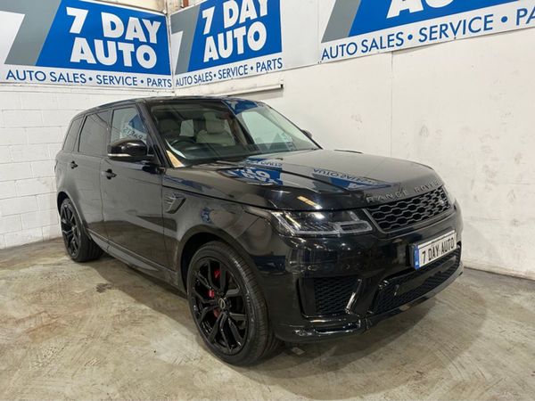 Land Rover Range Rover Sport Estate, Petrol Plug-in Hybrid, 2019, Black