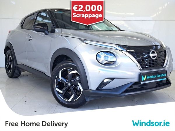 Nissan Juke SUV, Petrol Hybrid, 2024, Silver
