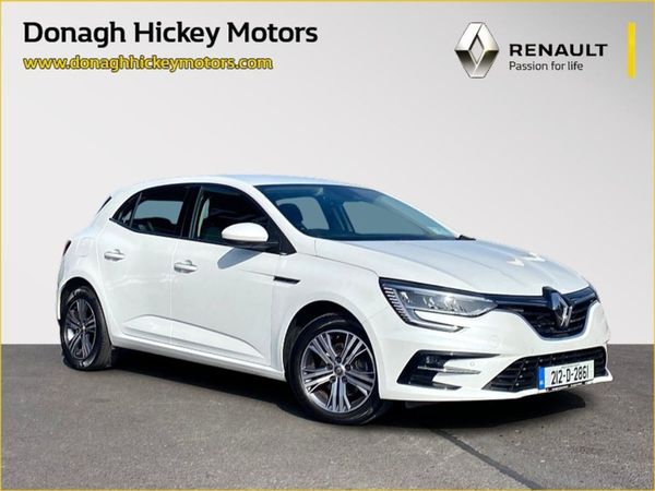 Renault Megane Hatchback, Petrol, 2021, White