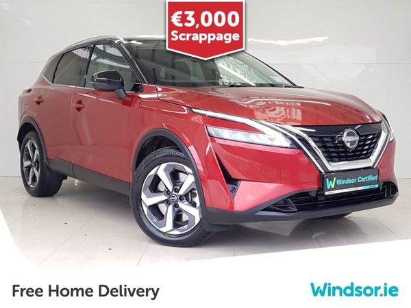 Nissan Qashqai Crossover, Petrol, 2024, Red