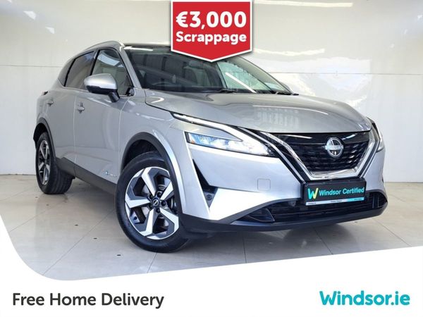 Nissan Qashqai Crossover, Petrol Hybrid, 2024, Silver