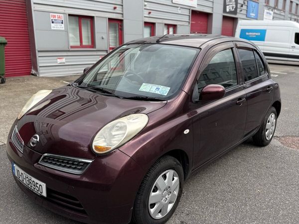 Nissan March Hatchback, Petrol, 2010, Red