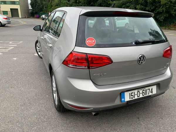 Volkswagen Golf Hatchback, Petrol, 2015, Gold