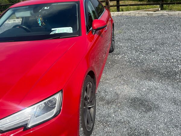 Audi A4 Saloon, Diesel, 2019, Red