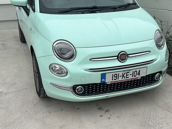Fiat 500 Hatchback, Petrol, 2019, Green