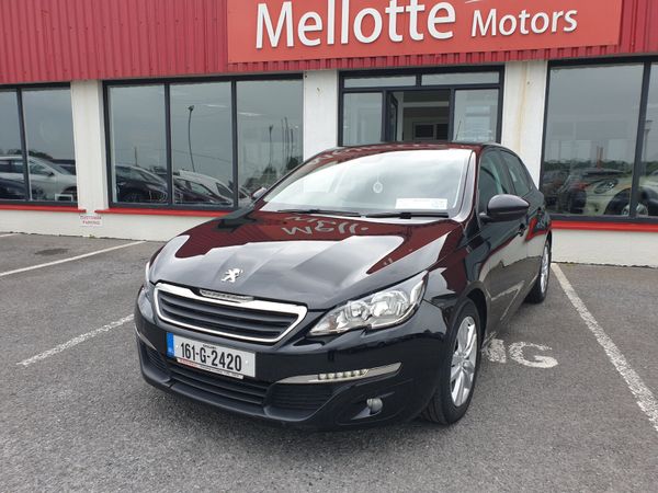 Peugeot 308 Hatchback, Petrol, 2016, Black