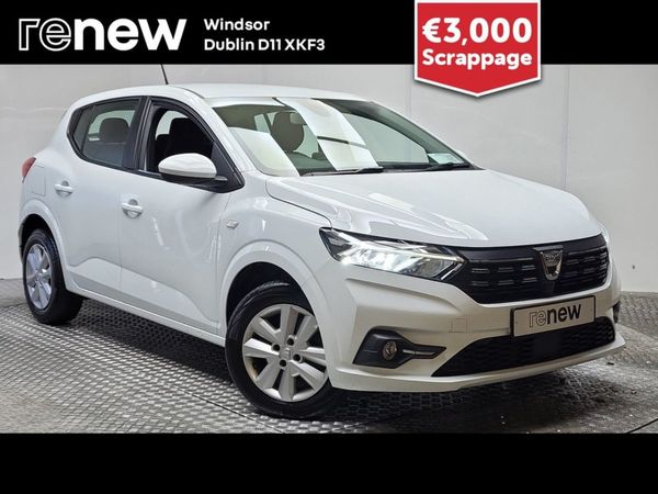 Dacia Sandero Hatchback, Petrol, 2023, White