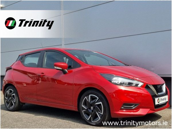 Nissan Micra Hatchback, Petrol, 2022, Red
