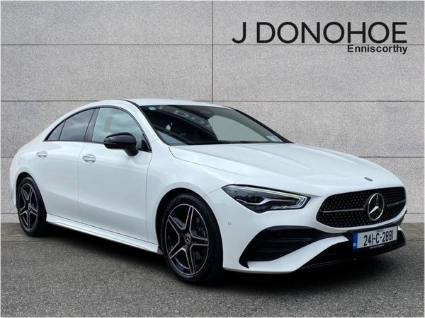 Mercedes-Benz CLA Saloon, Petrol Hybrid, 2024, White