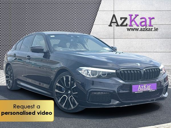 BMW 5-Series Saloon, Petrol Plug-in Hybrid, 2018, Black