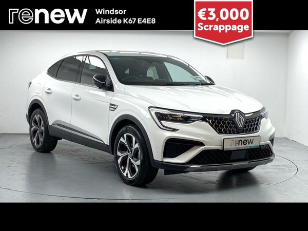 Renault Arkana Hatchback, Petrol Hybrid, 2024, White