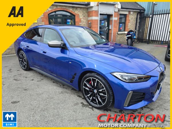 BMW i4 Coupe, Electric, 2022, Blue