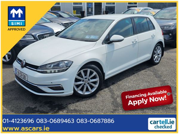 Volkswagen Golf Hatchback, Diesel, 2019, White