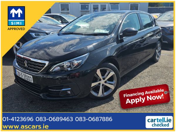 Peugeot 308 Hatchback, Diesel, 2020, Black