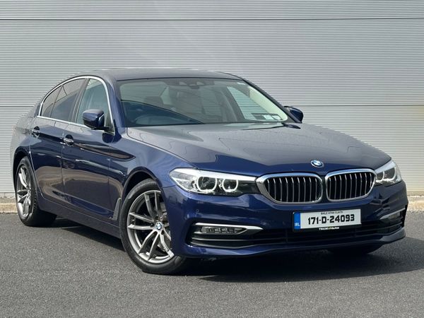BMW 5-Series Saloon, Diesel, 2017, Blue
