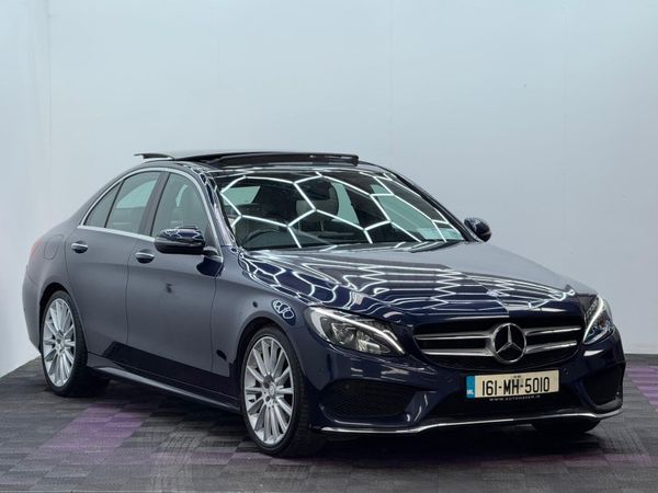 Mercedes-Benz C-Class Saloon, Diesel, 2016, Blue