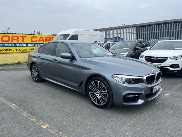 BMW 5-Series Saloon, Hybrid, 2018, Blue