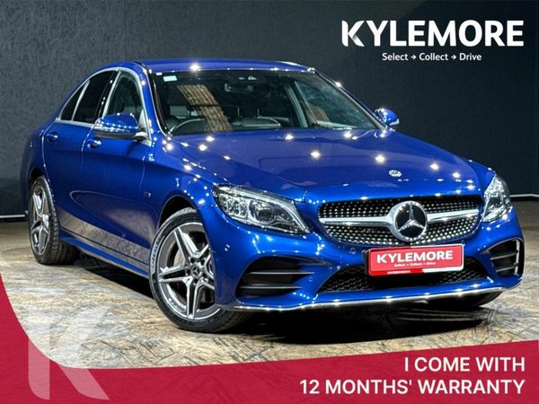 Mercedes-Benz C-Class Saloon, Petrol Plug-in Hybrid, 2021, Blue