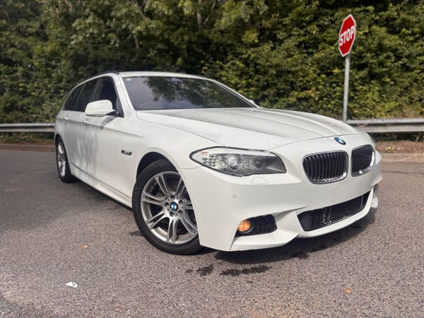 BMW 5-Series Estate, Diesel, 2013, White