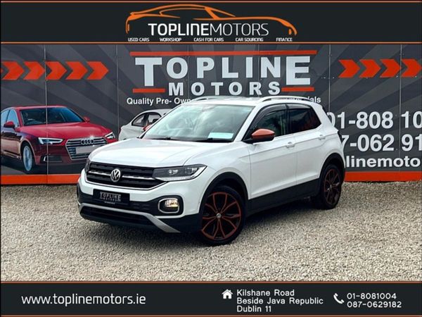 Volkswagen T-Cross Hatchback, Petrol, 2020, White